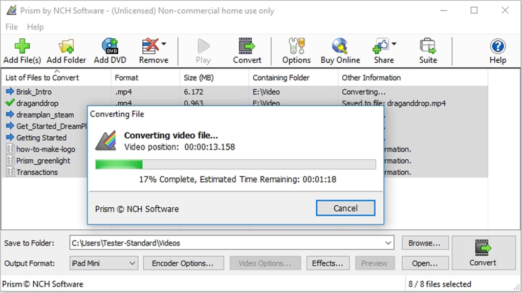 prism video format converter